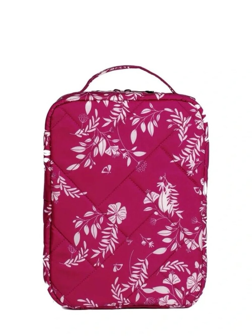 LUG - Wingback Hanging Toiletry Case in Flourish Berry